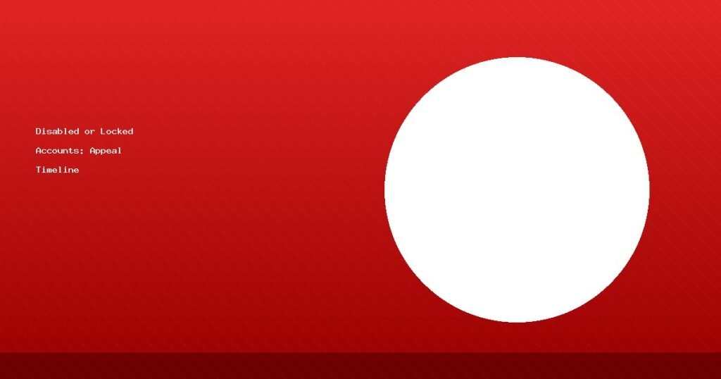 Disabled or Locked Accounts: Appeal Timeline & Expectations (2025 Guide)